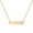 Gold, variant on IEFSHINY Bar Initial Necklace for Women Dainty 14K Gold Plated Stainless Steel Engraved Letter Horizontal Bar Necklace Jewelry Gifts for Women
