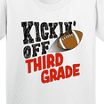thumbnail image 4 of Inktastic Kickin' off Third Grade Back to School Football Youth T-Shirt, 4 of 5