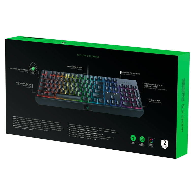 Razer BlackWidow Wired Mechanical Gaming Keyboard for PC, Chroma