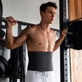 thumbnail image 4 of FlexWave Weight Lifting Belt with Padded Back Support, Adjustable Gym Belt for Powerlifting, Deadlifts, Squats, Bodybuilding & Core Training, 4 of 6