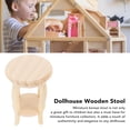 thumbnail image 3 of Dollhouse Round Stool, 1:12 Dollhouse Small Stool Vintage Simulation  For Kids, 3 of 8