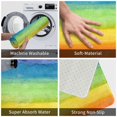 thumbnail image 4 of Colorful Stripe Rainbow Washable Cover Floor Rug Carpets Floor Mat Bathroom Decorations 16x24 Inches for Kitchen Bedroom Indoor, 4 of 8