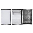 thumbnail image 4 of Riwcyla 60*90cm Quick Release Rectangular Softbox Bowens Mount Softbox with Grid Soft Cloth & Storage Bag for Product Photography Studio Lighting Live Stream, 4 of 6