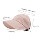 thumbnail image 4 of Sombrero Hueco Superior Visera Transpirable Fedora para Viajes Al Aire Libre () Rosa, 4 of 9