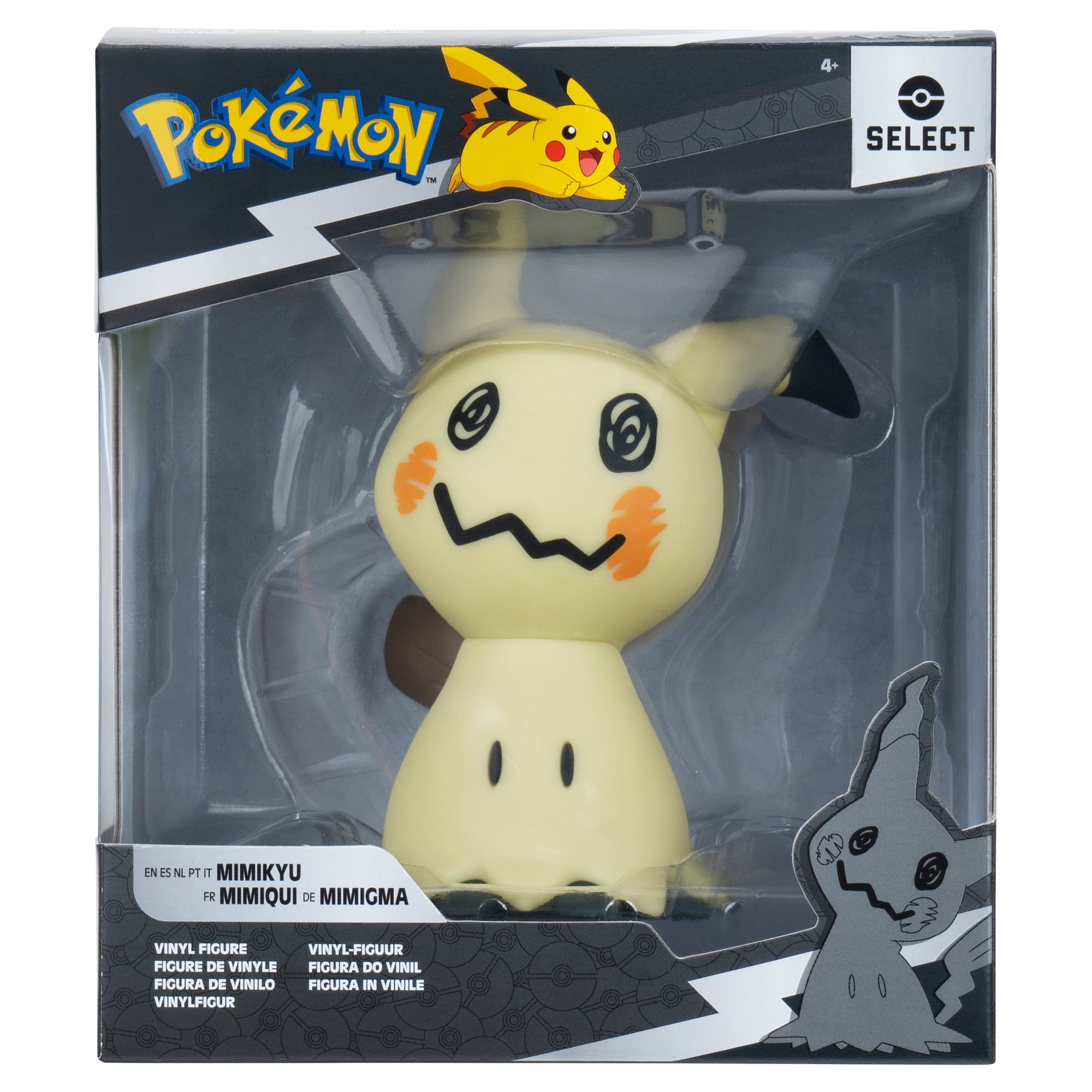 Pokemon Mimikyu Select Vinyl Figure - 4 inch Figure Made from High-Quality Vinyl