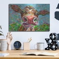 thumbnail image 6 of Luxe Metal Art 'Cow From Another Planet 1' by Carolee Vitaletti Metal Wall Art, 16" x 12", 6 of 9