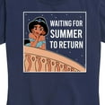 thumbnail image 3 of Disney Princess - Waiting For Summer - Women's Short Sleeve Graphic T-Shirt, 3 of 5