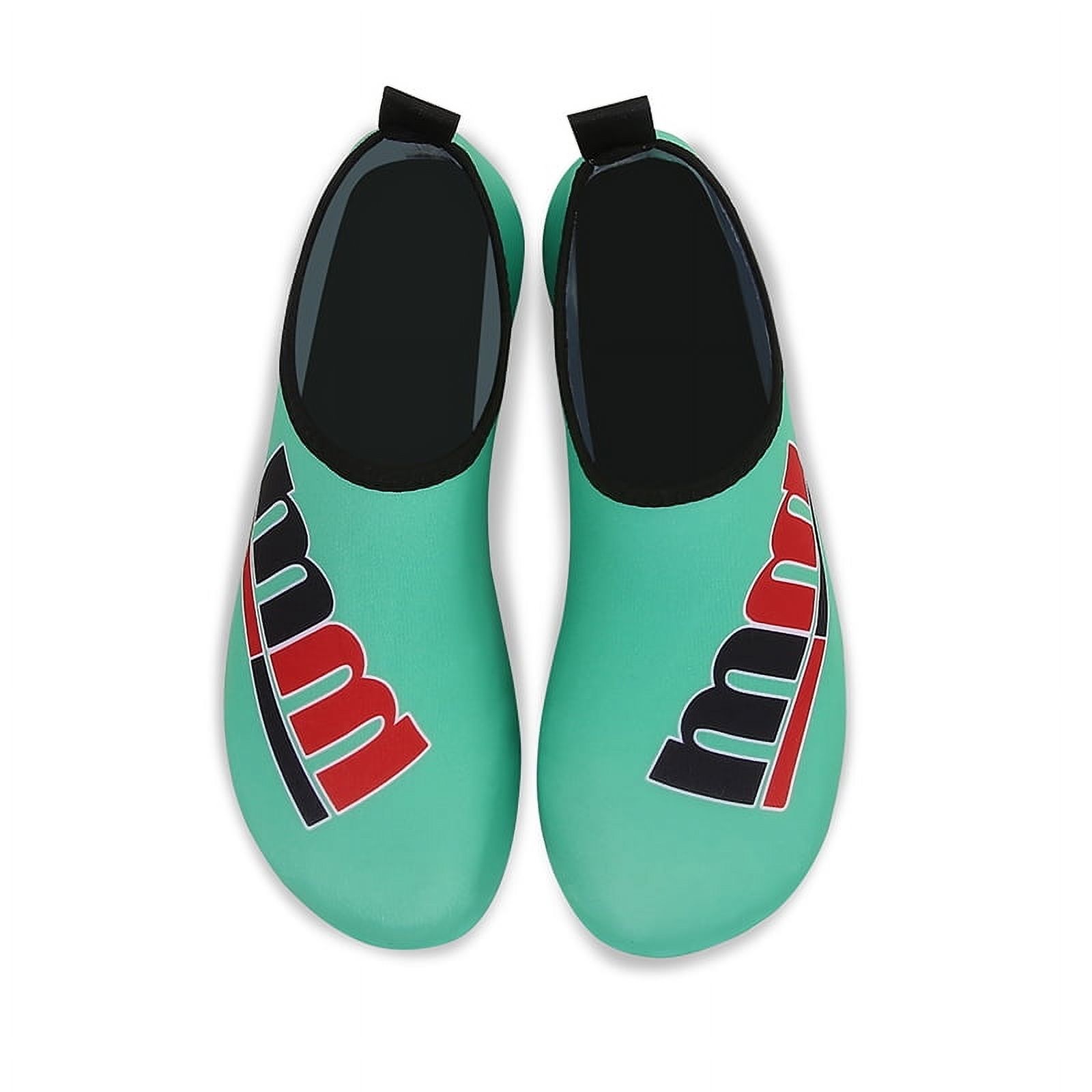Men and Women a Slip On Barefoot Quick-Dry Beach Aqua Yoga Water Shoes (MM/Mint, 5.5-6.5 Women/5-5.5 Men)