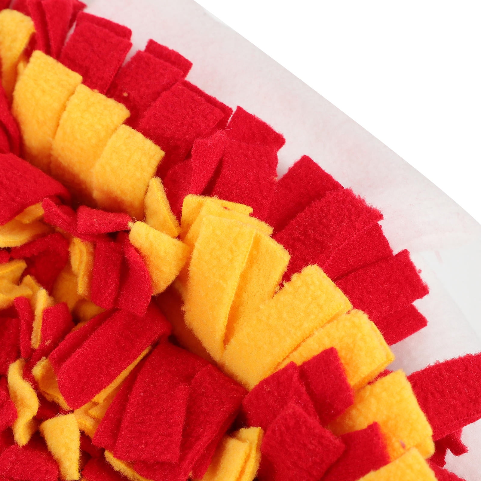 TABLZONE Pet Snuffle Mat for Dogs, Soft Fleece Puzzle Toy, Interactive Feeding Mat, 1 Piece, Multi-Color
