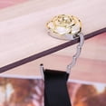 thumbnail image 3 of Bolsa de mesa plegable económica colgador de gancho decoración de diamantes de imitación de cristal rosa Hugtrwg  Para estrenar, 3 of 5