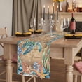 thumbnail image 2 of Table Runners 108 Inches Long Dress Scarves, Sea Turtle Coastal Farmhouse Coffee/Dining/Kitchen Table Runner for Living Room, Summer Nautical Starfish Coral Brown Anchor 13x108 Inch, 2 of 9