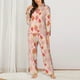 thumbnail image 2 of Balery Strawberry Conjunto de Pijama con Estampado para Mujer, Conjunto de Dos Piezas con Manga Larga, Ropa de Dormir Suave con Bolsillos, Pijamas Cómodos-Large, 2 of 7