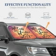 thumbnail image 4 of Naloa Not All Who Wander Are Lost 2 Piece Foldable Car Sun Shades, Car Windshield Sunshade, Front Window Sunshade for Car, Truck, SUV - Large, 4 of 7