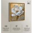 thumbnail image 3 of Athenas Flower Canvas Glamorous Feminine Wall Art by Art Remedy, Gold Frame, 30" x 36", 3 of 8