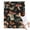 Red Mushroom Butterfly, variant on Red Mushroom Butterfly Black Pattern Blanket,Comfortable Soft Flannel Throw Blanket,All Season,Warm Lightweight Blankets for Sofa Bed Couch Living Room Chair,30"x40"
