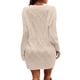 thumbnail image 3 of ICHUANYI Liquidación Mujer Casual Cuello en V Colorido Linterna Manga Cintura Wrap Nalgas Vestido ICHUANYI WER202308174712, 3 of 6