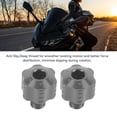 thumbnail image 3 of Motorcycle Rearview Mirror Adapter Bolts, 2Pcs Aluminum Alloy 8mm Thread Height Adjustment Screw Handlebars Mirror Fitting for Motorcycles, 3 of 7