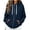 Navy, variant on Womens Full Zip Up Hoodies Solid Color Drawstring Kangaroo Pocket Sweatshirt Oversized Long Sleeve Casual Loose Fit Winter Top