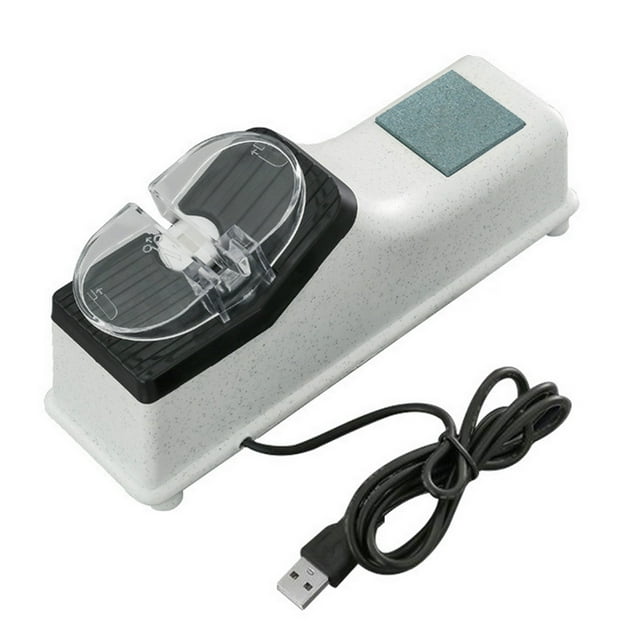 Zootealy Electric Knife Sharpener Quick Sharpening 1200mAh Battery USB Powered Household Cutter Sharpeners Grinder Kitchen Tools