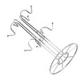 thumbnail image 3 of 1Pc Kitchen Creative Iron Coffee Mug Rack Household Upside-down Cup Holder, 3 of 4