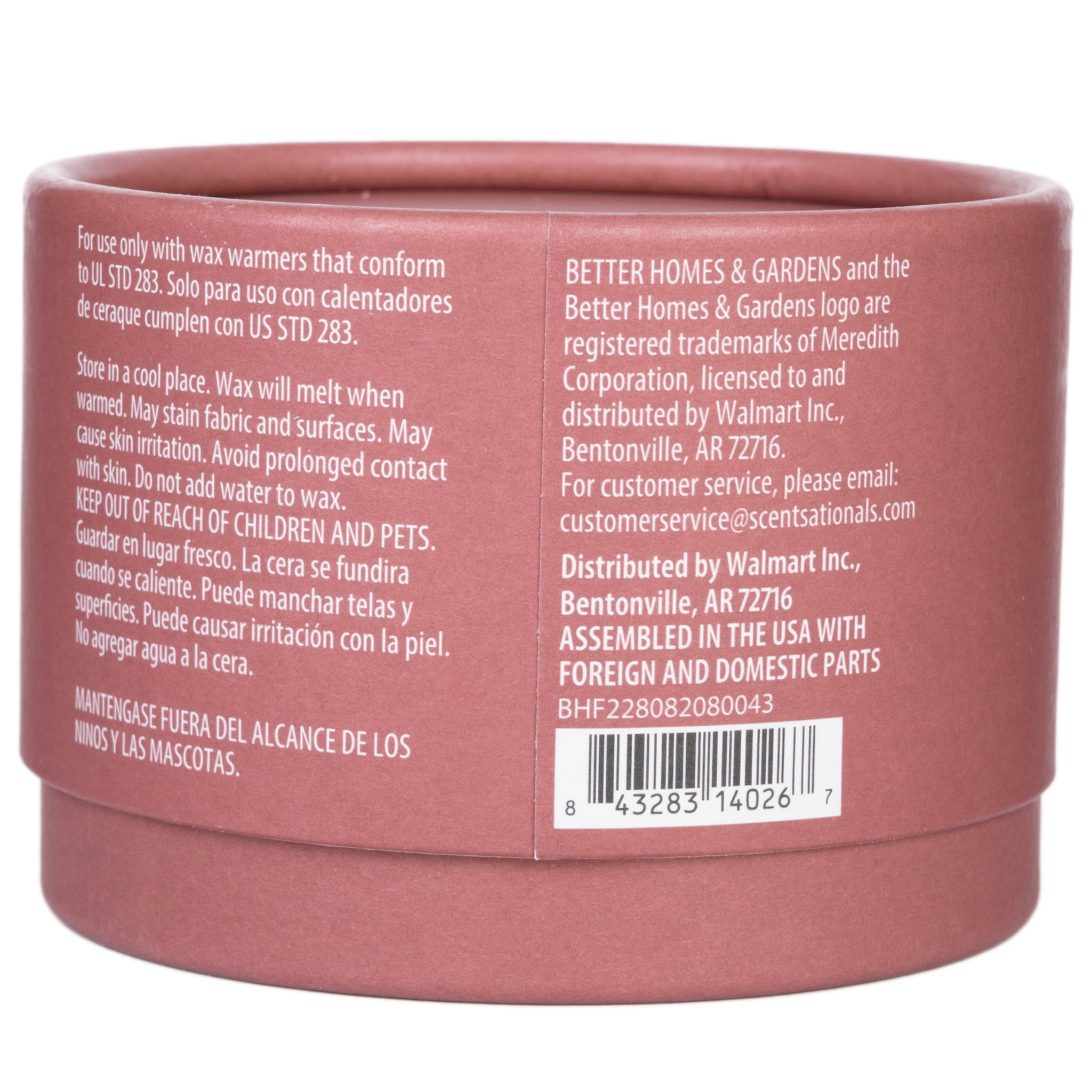 B Refreshed Essential Oil Infused Wax Melts, Better Homes & Gardens, 2.75 oz (1-Pack)