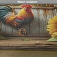 thumbnail image 5 of Ambesonne Rustic Place Mats Set of 4, Sunset Rooster Sunflowers, Standard Size, Earth Yellow and Caramel, 5 of 5