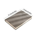 thumbnail image 3 of Nkmbld A5 Composition Notebook Diary Book 360 Pages Soft Leather Hard Cover Notebook Thick Paper Thread-Bound Notebook for Work, Travel and Notes, Gray, 3 of 8