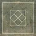 thumbnail image 2 of Vision Studio 15x15 White Modern Wood Framed Museum Art Print Titled - Geometric Blueprint V, 2 of 4
