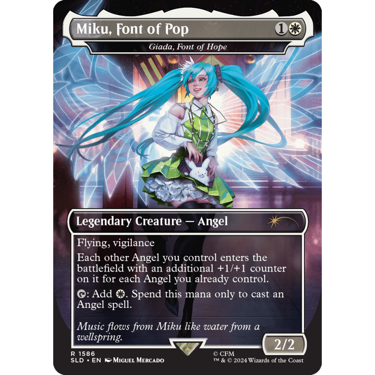 MTG Hatsune Miku: Winter Diva 英語 Foil Magic the Gathering Secret Lair x Hatsune Miku: Winter Diva