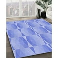 thumbnail image 2 of Ahgly Company Indoor Round Patterned Light Slate Blue Area Rugs, 7' Round, 2 of 6