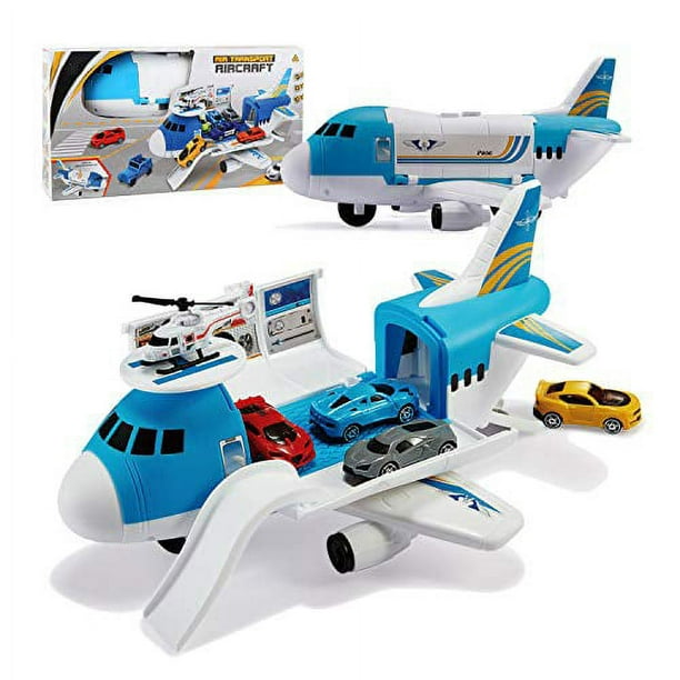 ele ELEOPTION Kids Transport Airplane Toy Aeroplane Infrared Remote Control  Plane Toys with Lights and Music for for 3 4 5 6 7 8 Year Old Toddlers