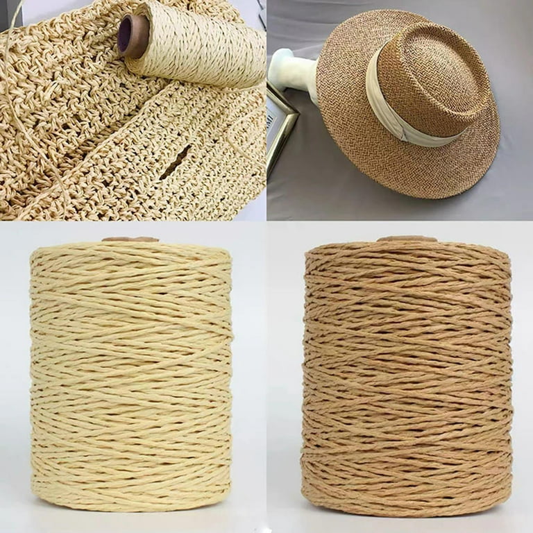 Raffia Ribbon Natural Twine Cord for Gift Wrapping Crafting Weaving Beige, Adult Unisex, Size: As described