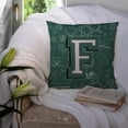thumbnail image 3 of Carolines Treasures CJ2010-FPW1414 Letter F Back to School Initial Canvas Fabric Decorative Pillow  14Hx14W multicolor, 3 of 4