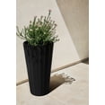 thumbnail image 5 of Veradek Column Series 26" Tall Plastic-Stone Planter - (Black), 5 of 11