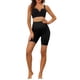 thumbnail image 2 of INSPIRE CHIC Pantalones cortos moldeadores de cintura alta para mujeres, control de abdomen, faja para muslos, panties, negro mediano, 2 of 4