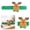 Green, variant on CSSJKYJ Christmas Plush Bracelet for Kids Santa Snowman Reindeer & Holiday Cute Stocking Stuffers & Toys (Single Pack Select Style)