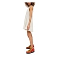 thumbnail image 3 of FREE PEOPLE Womens Beige Sleeveless Scoop Neck Mini Fit + Flare Dress Size: M, 3 of 4