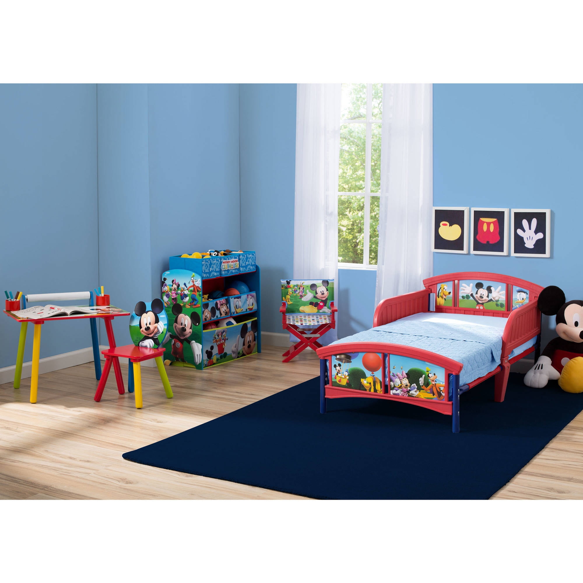 Disney Mickey Mouse Room in a Box with Bonus Chair Walmart Disney Mickey Mouse Room in a Box with Bonus Chair Walmart