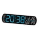 thumbnail image 1 of Reloj despertador digital, reloj de escritorio, práctico, electrónico, inteligente, multiusos. Azul, 1 of 9
