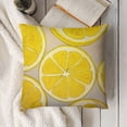 thumbnail image 3 of SHANXI Pillow Cover Lemon Fruit Yellow Summer Double-Sided Design  Home Decor for Sofa Livingroom Couch Bed Decorative Throw Pillow Case Gift 24x24in, 3 of 5