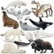 thumbnail image 1 of Figuras de animales Toymany Polar Animals, 12 unidades, para niños mayores de 3 años, 1 of 8