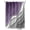 Purple, variant on Boanket Polyester Fabric Black Grey Ombre Shower Curtain, Modern Geometric Abstract Aesthetic Cream Waterproof Bathtub Curtain Bathroom Decor Set with Hooks 36 x 72 Inches,