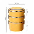 thumbnail image 2 of Boîte Bento Portable Empilable en Acier Inoxydable Thermique Étanche, 2 of 11