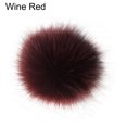 thumbnail image 2 of Naierhg 2Pcs 14cm/16cm Soft Faux Fur PomPom DIY Car Handbag Keychain Fluffy Ball Pendant, 2 of 8