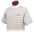 thumbnail image 1 of Monterey Club Men's Multi Stripe Jacquard Texture Golf Polo Shirt #1602, 1 of 2