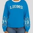 thumbnail image 6 of Women's WEAR by Erin Andrews  Blue Detroit Lions Sport Long-Sleeve T-Shirt, 6 of 6