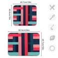 thumbnail image 4 of Yayeee Dish Drying Mat for Kitchen Counter 18"x24" Microfiber Absorbent Pad, Navy Blue Stripes, 4 of 7