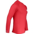 thumbnail image 3 of RVCA Mens VA Sport Long Sleeve Compression Training Rashguard - Pompei Red, 3 of 4