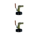 thumbnail image 2 of Scienceny Adaptador de grifo de agua de barriles, conector de válvula de jardinería de repuesto profesional reutilizable portátil, accesorio doblado de Doblado 20mm 2piezas Scienceny CBP495631, 2 of 6