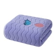 thumbnail image 3 of Xuniizn Bath Towel and Wash Cloths Set: Cartoon Animal Water Pattern Bath Towel 70x140Cm, 100%Polyester, Highly Absorbent & Fade Resistant, 3 of 7